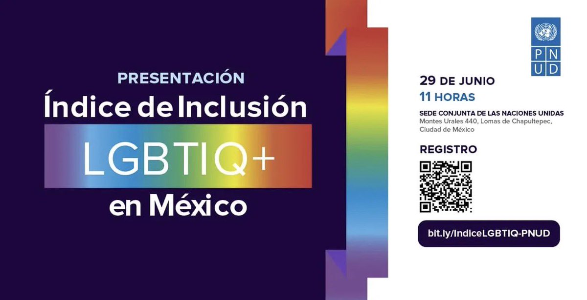 aurel_gt's tweet photo. ¿Cómo medir la inclusión 🏳️‍⚧️🏳️‍🌈? 

Es la conversación que lanza #Hoy @PNUD_Mexico @ONUMX, gracias al trabajo también de varias organizaciones de la sociedad civil que aportaron a este Índice de Inclusión LGBTIQ +. 

Un gusto siempre intercambiar con @jabrambila @HildaTellezL. https://t.co/gK1I6pDW6s