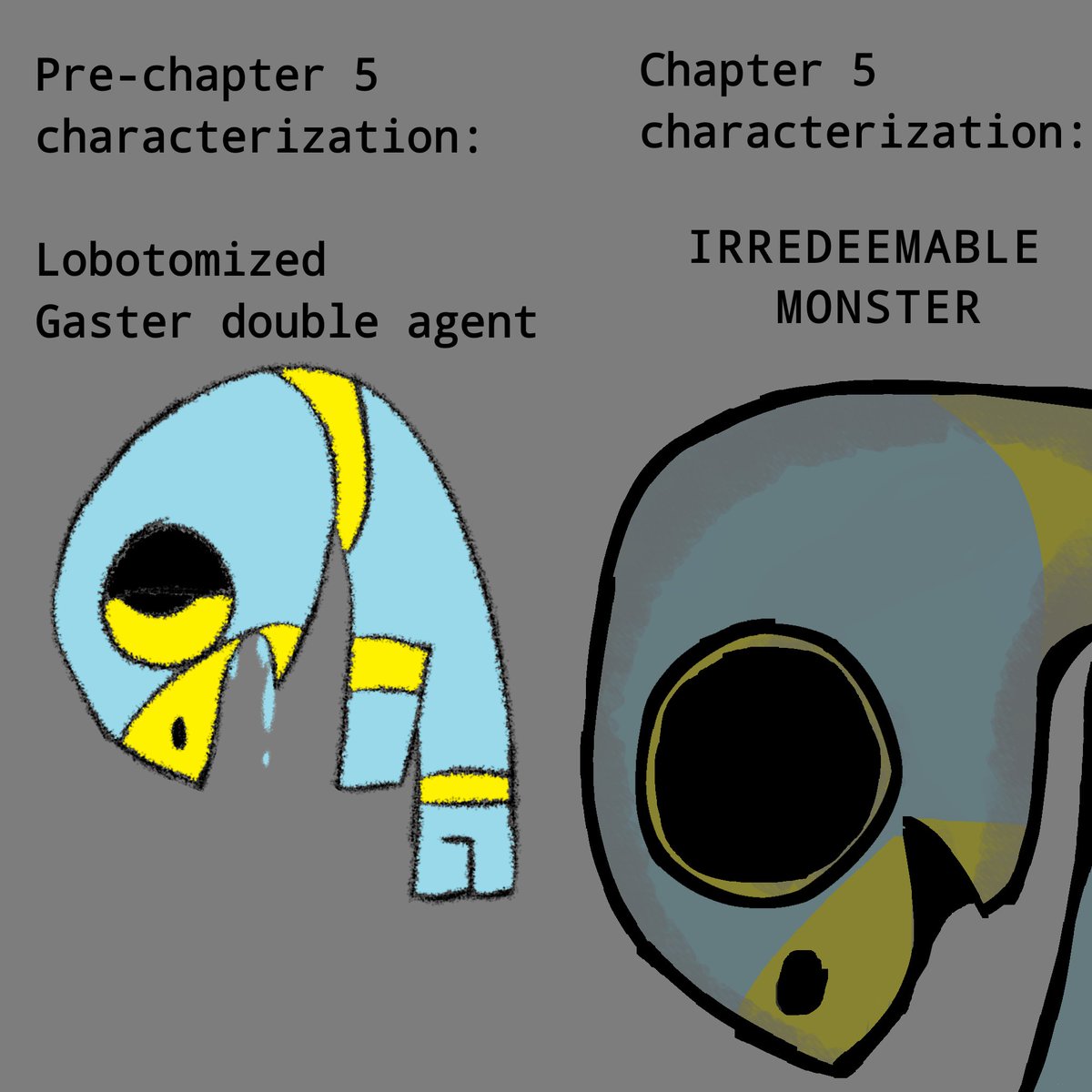 _Booklover3's tweet photo. What one chapter does to a mf.
#deltarune #deltarunespoilers https://t.co/Bx8Xpfs6jh