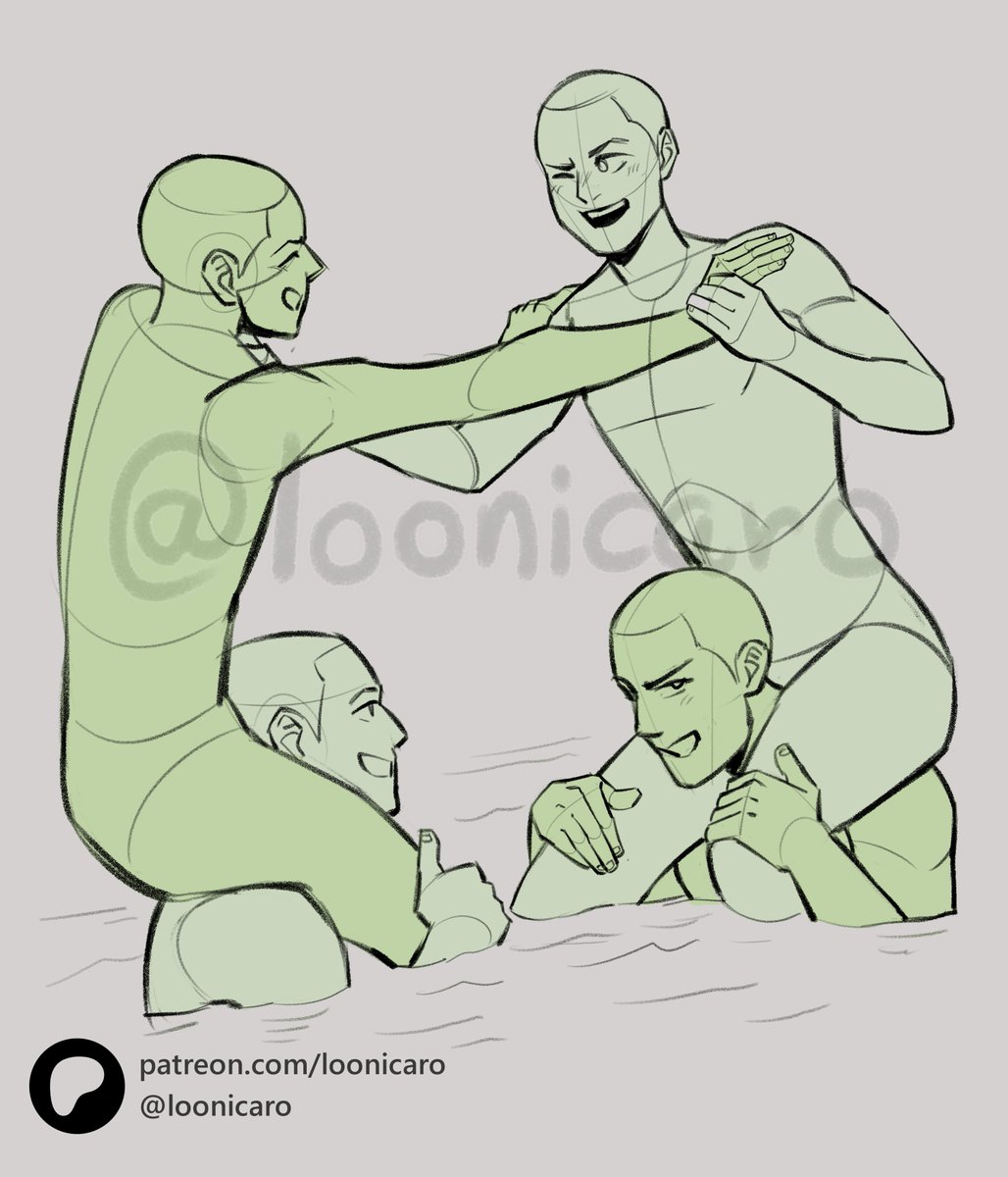 loonicaro's tweet photo. I'M LATE BUT I'M BACK!
This time with some poses for ur OCs to enjoy summer 😎 (even tho it's winter where I live, lol)
I hope u enjoy these!
10 extra on my patreon :)
#drawingbase #poses #poseref #posereference #artbase #artreference #summer #summerpose https://t.co/4s85AqhTKn