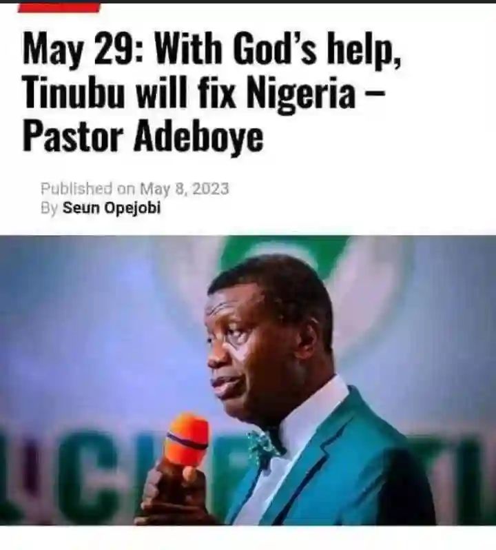 JudithSaleh's tweet photo. @thecableng RCCG members,I present to you your hypocritical daddy GO, Pastor Enoch Adeboye,the spiritual leader of Al qaeeda People's Congress (APC) https://t.co/lcUuIuEWwu