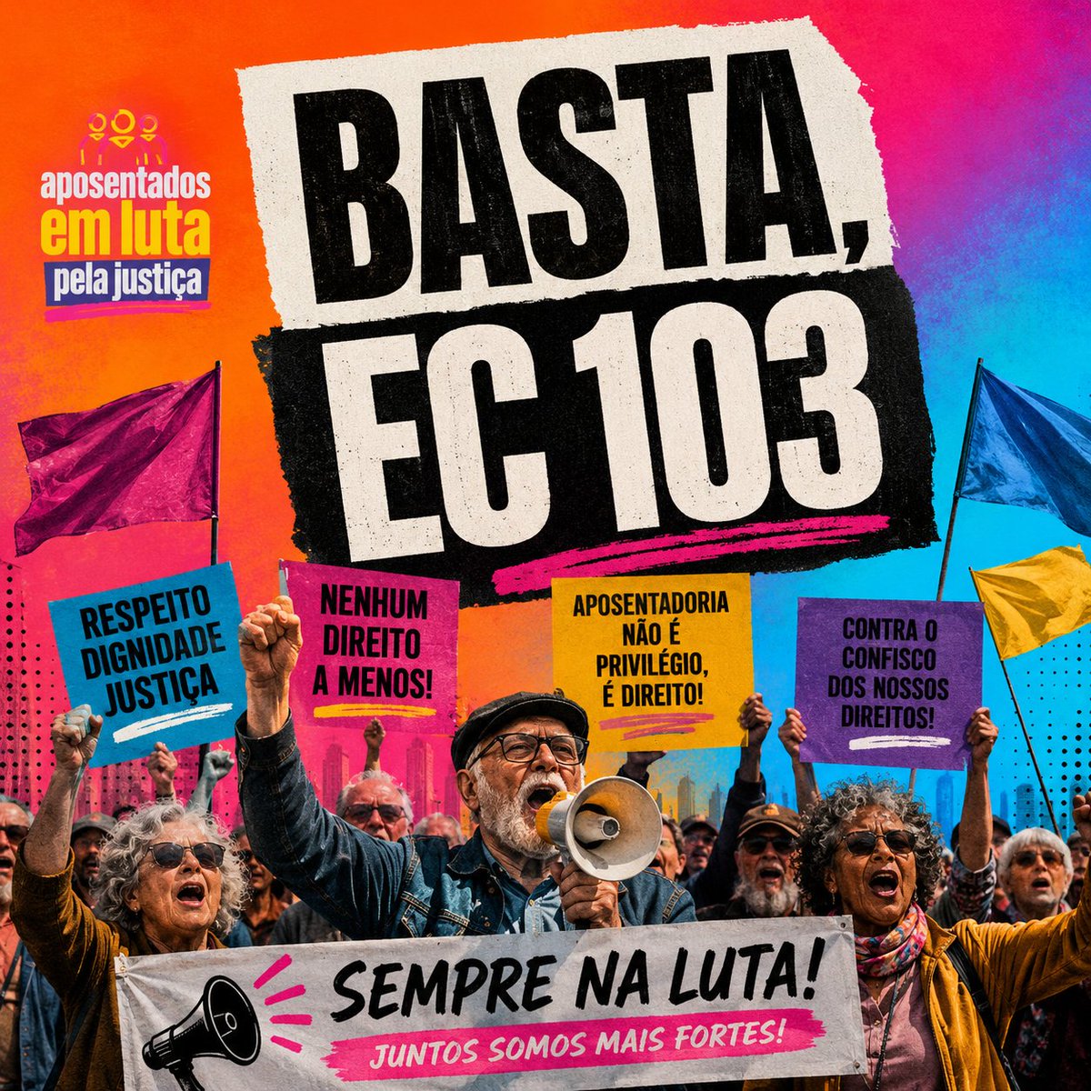 Dry_ie's tweet photo. @carlosgiannazi "Valorizem nossos direitos! Srs. Ministros do STF, julguem o art. 149 da EC103/19 inconstitucional.  @STF_oficial
@gilmarmendes
@ICLNoticias
Alexandre de Moraes
Fora Confisco Justiça Já
Ministro Fachin Paute ADI 6254 
#AposentadoriaJusta" https://t.co/T6zNJnuOIe