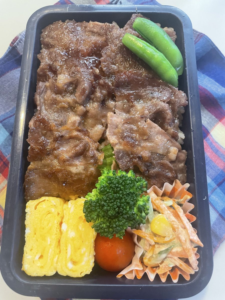 kinaco888's tweet photo. 火曜日の次男弁当🍱
メインは豚の生姜焼き　サブは卵焼き、人参ときゅうりのツナサラダなど
銀河の一票の最終回めちゃ良かったー
久しぶりにドラマリアタイした　録画してるからもう今日もまた観る！
#お弁当 #お弁当記録 #今日のお弁当 #男子弁当 #中学生弁当 #男子中学生弁当 https://t.co/fkcdOJbfd6