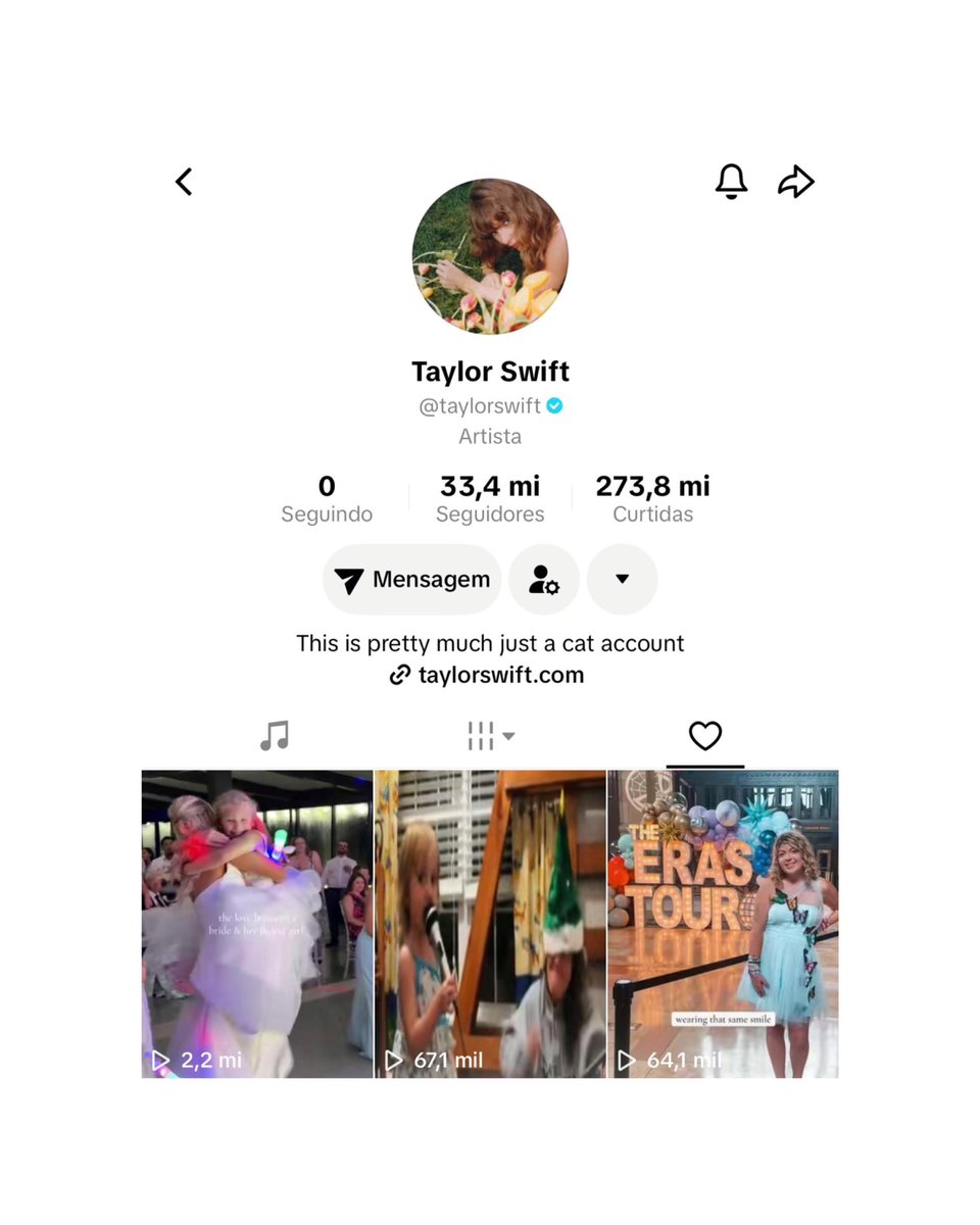 updateswiftbr's tweet photo. “O amor entre a noiva e sua daminha de honra.” 🩷

Taylor Swift curtiu este vídeo recentemente no TikTok. https://t.co/MWPXEocJPS