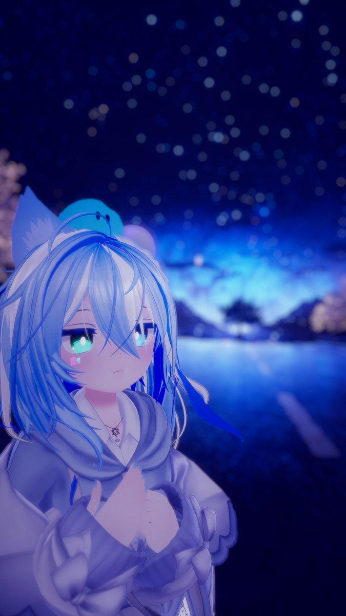 Sakuya3582's tweet photo. おはプカ～！
「遥か遠く、キミと願いを重ねて・・」
#MilkRe3D https://t.co/3OXAMIwu0B