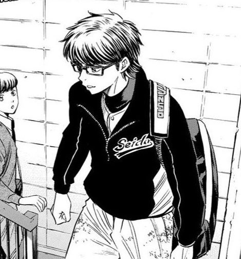 miyukimeis's tweet photo. you guys ever think about how good miyuki looks in the seido jacket https://t.co/nbd9gzUBjr