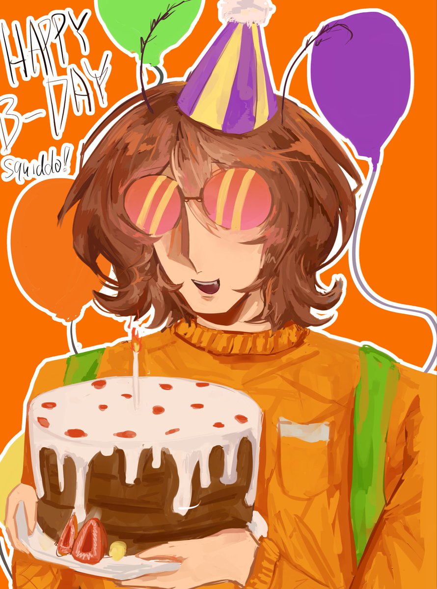 aajlxyxiwsw's tweet photo. happy birthday squiddo #squiddo #art https://t.co/RlevDCSdp4