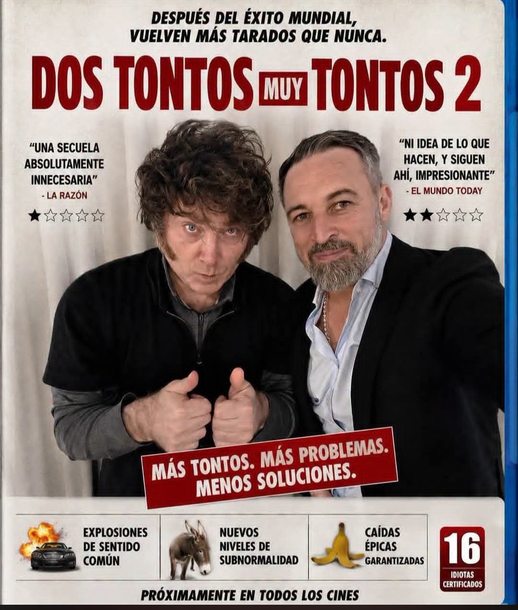 tupazescobarde's tweet photo. Los patriots sabes?
El problema no es que sean 2 tontos muy tontos, el problema es que hay millones de ignorantes con el cerebro lavado que votan a estos dos esperpentos 🤮🧠🤏 https://t.co/V7PgXP7293