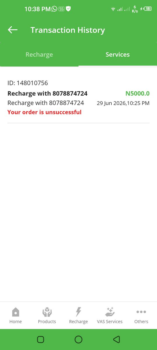 tenthjun's tweet photo. Hi @GloWorld , I recharged 5k using glocafe. The money transferred successfully but the transaction is unsuccessful. @fccpcnigeria . Glo should try and reload my line or refund my money. 08078874724 https://t.co/ncvt9iSoM4