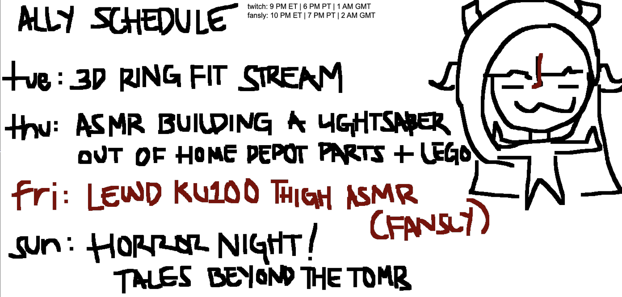 THIS WEEK'S SCHEDULE! ✨⚔️ (JUN 29 - JULY 5) holy shit! https://t.co/QnZYH1akDg