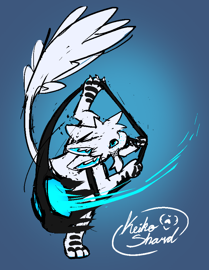 KeikoShard's tweet photo. NEW ART!!! #Avali https://t.co/gpUAgUeopt