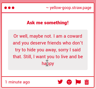 YGoop68350's tweet photo. a type of thing my gf would say to me back when it wasn't too terrified to speak to me at all https://t.co/NymrBdfVYn