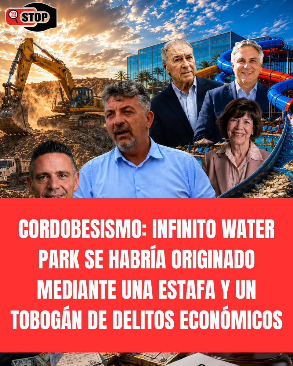 Strip_DelPoder's tweet photo. 🎢 DENUNCIA EXCLUSIVA: EL PARQUE ACUÁTICO INFINITO WATER PARK SE HABRÍA ORIGINADO MEDIANTE UNA ESTAFA Y UN TOBOGÁN DE DELITOS ECONÓMICOS 🎢

En esta investigación exclusiva revelamos la trama judicial y empresarial que rodea el origen de Infinito Water Park, uno de los desarrollos inmobiliarios y recreativos más ambiciosos de Córdoba ⚖️🏗️. Analizamos una sentencia civil que condenó a uno de sus principales impulsores por el vaciamiento de una empresa y mostramos cómo, según la denuncia de los damnificados, el megaproyecto se levantó sobre un entramado de presuntas maniobras económicas irregulares y vínculos con sectores del poder político.

También exponemos las conexiones entre desarrollistas, empresarios, funcionarios y grandes inversiones que acompañaron el crecimiento del emprendimiento 💰🔎. Desde Striptease del Poder investigamos cómo detrás de grandes proyectos urbanísticos pueden existir conflictos judiciales y denuncias que merecen ser conocidas por la sociedad.

👉 https://t.co/6k40sG8DJD

🗞️ En https://t.co/hlNi052hNR investigamos y publicamos lo que otros callan.
Sin pauta, sin sobres ni sponsors.
Apoyarnos es invertir en controlar al poder real.

💪 Sumate con tu aporte al alias: aportesstripdelpoder
🔗 O suscribite en: https://t.co/tJoqDJ5MIe

#InfinitoWaterPark #Córdoba #Investigación #Empresarios #Corrupción #Desarrollismo #Justicia #PeriodismoIndependiente