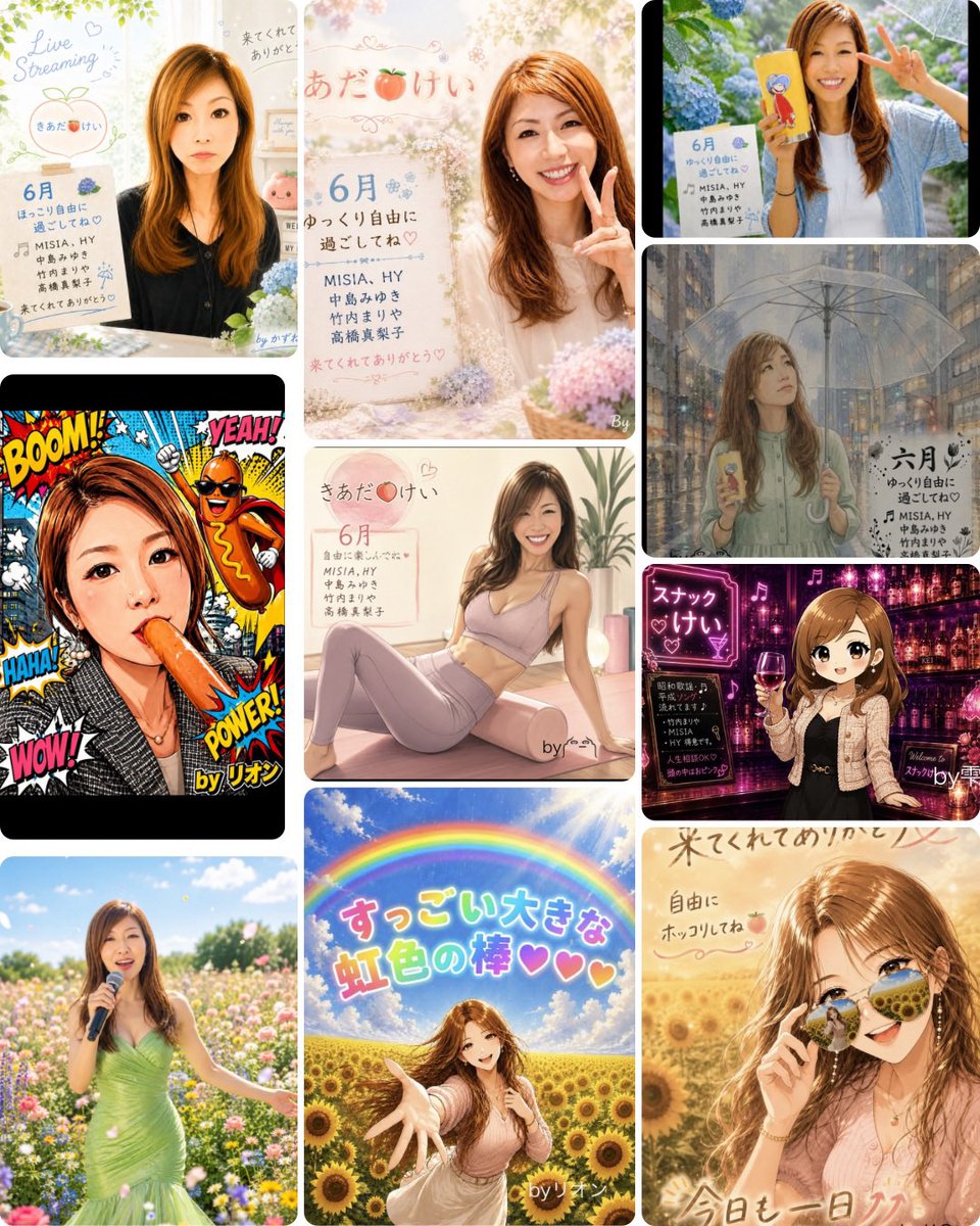 kiadakei1122's tweet photo. 🌈6月ありがとう🍑
🎤歌推し79人pt490K

更新はできなかったけど、たくさんの気付きがあった1ヶ月😊

お試しの筋トレ配信も「またやって！」を頂いたので今後もできる時に💪

7月は誕生日月🎂✨
笑って、歌って、時々筋トレ🤣

私と皆が元気になれる枠を目指し飛躍の午年、年女！⤴️で頑張ります🐴🍑 https://t.co/OTzymZvv9w