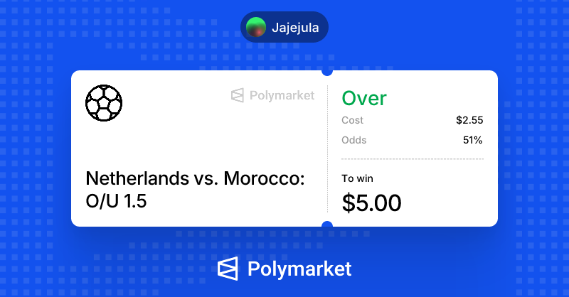 WhitelistsJogos's tweet photo. I just put my money where my mouth is on @Polymarket.

Trade against me: https://t.co/X6ml1jJIda https://t.co/XLwWELMPeI