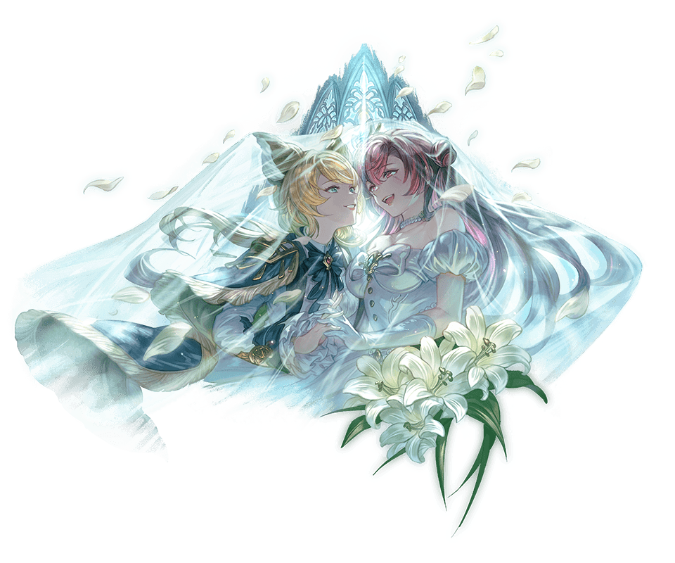 granblue_en's tweet photo. Formal Meg and Mari's full uncap art https://t.co/4DNHuuvabp