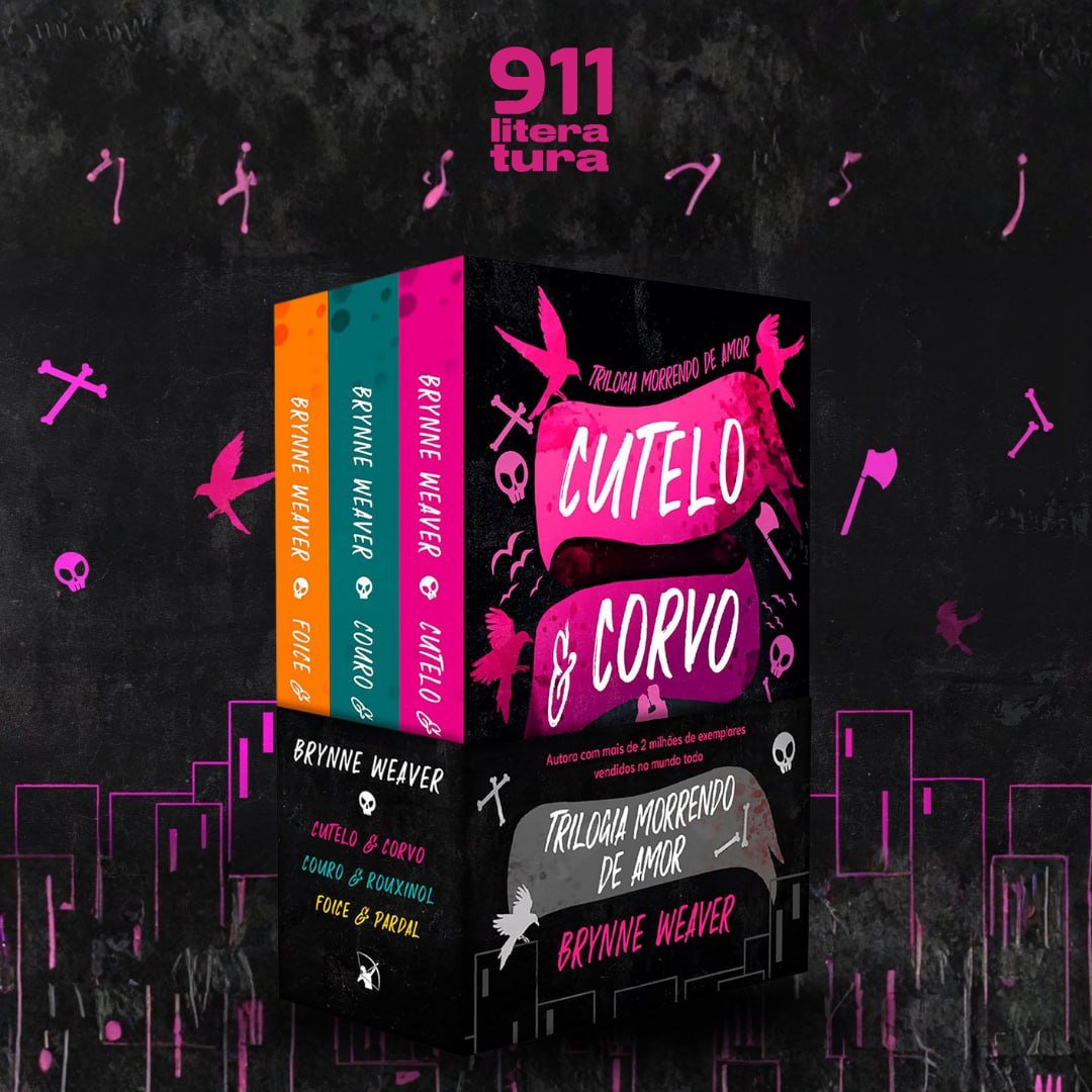 911Literatura's tweet photo. ⚪️ Coleção Morrendo de amor – Trilogia completa

💰 R$ 100,24 ➜ https://t.co/9gPdOktKz7

🟧 Promoção por tempo limitado. https://t.co/33UvyJMZjl