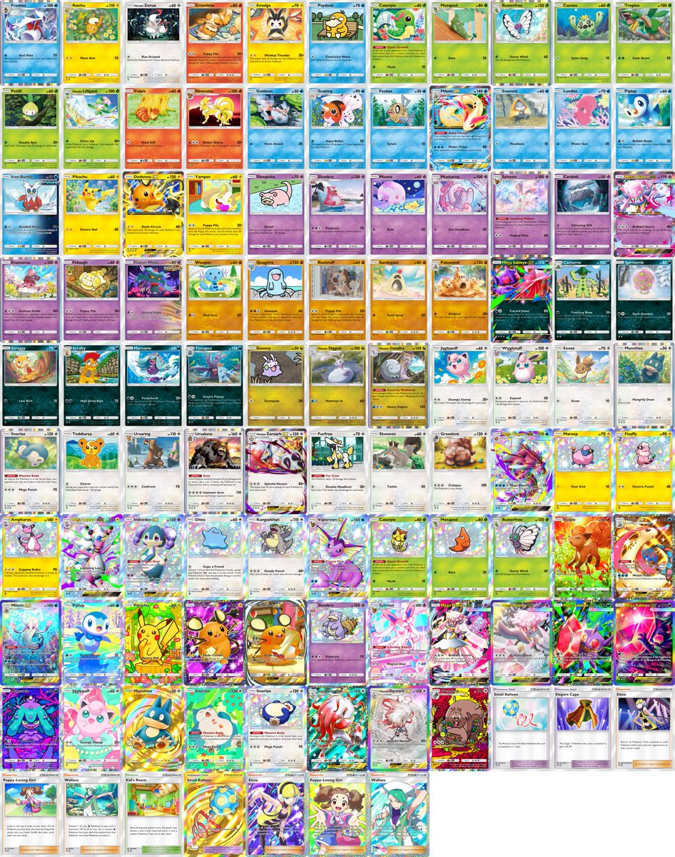 fikaimo's tweet photo. ポケポケ　ミラクルデイズ　収録イラスト https://t.co/rWD3uYXoyA