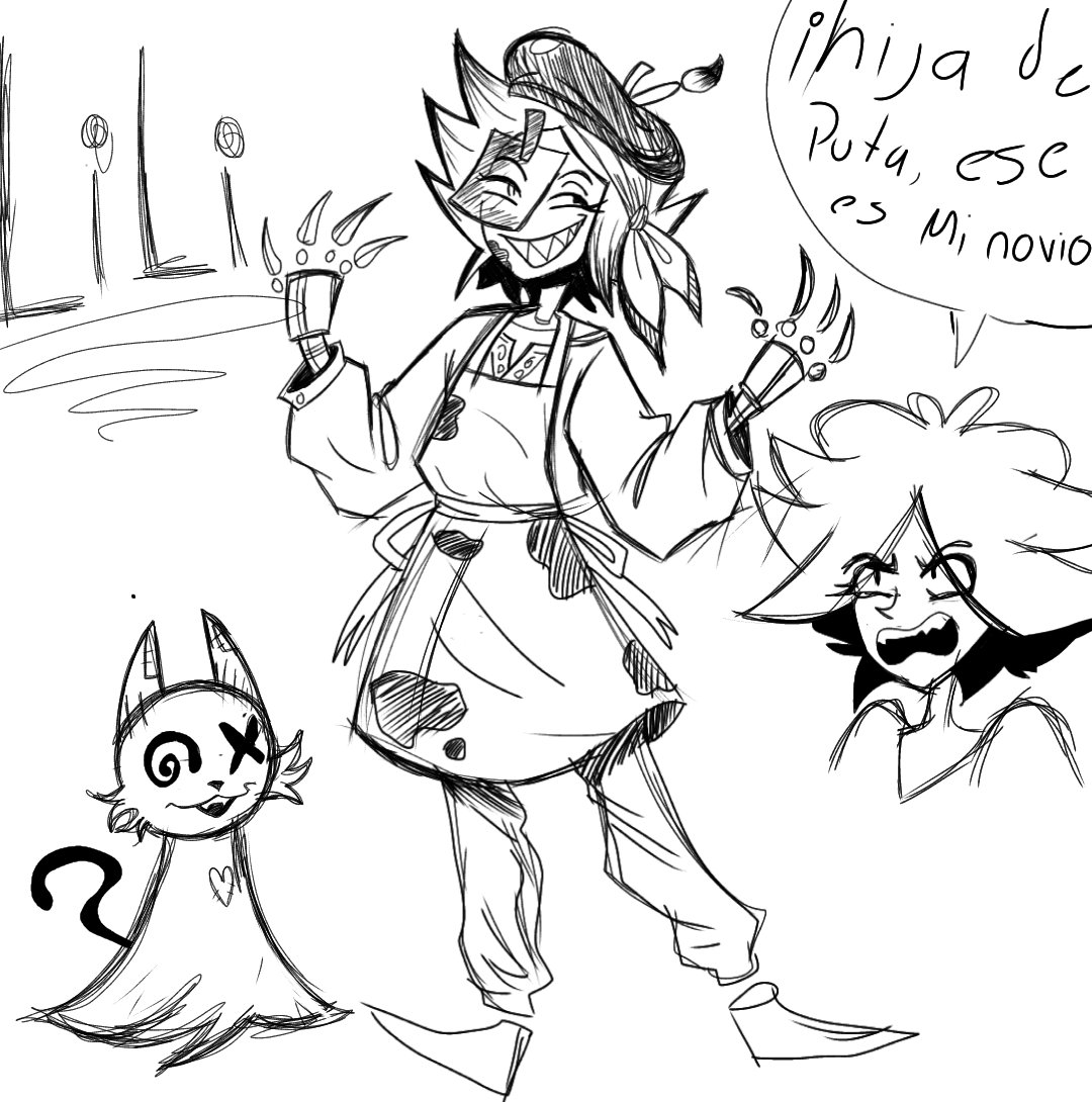 TemTem347's tweet photo. Dibuje esto en clases jsjd quiero hacer otro personaje ou yea https://t.co/ndHXDzU59w