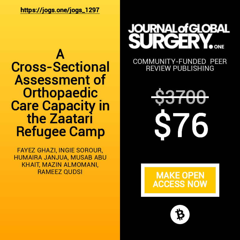 The Journal Of Global Surgery (ONE) tweet media