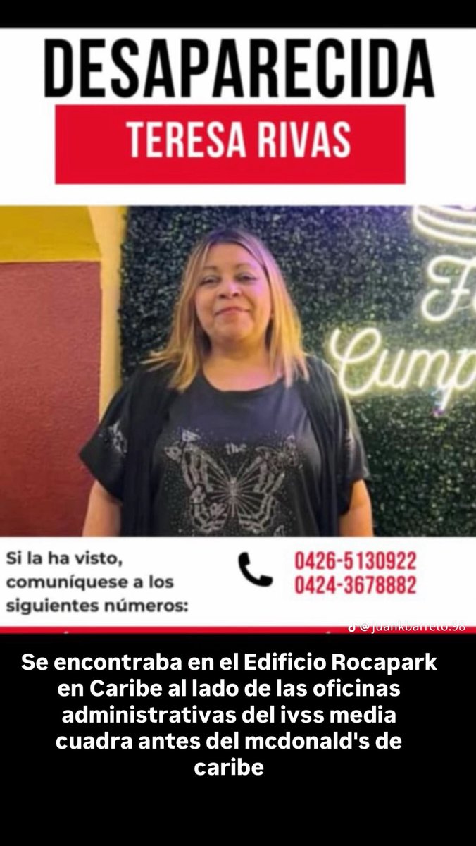 J8044928's tweet photo. @LEPG99 @Ulul4r @05t1n40 @AndrewsAbreu Podrían difundir? Ayudar para saber si está a salvo? https://t.co/r6d0czh5ml