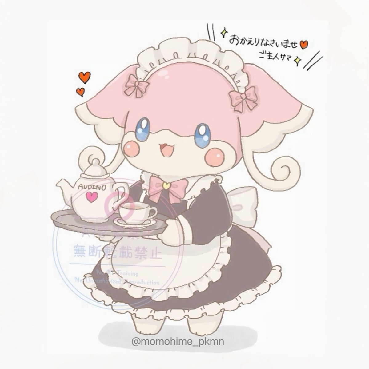 momohime_pkmn's tweet photo. メイドﾝﾈｯ🎀🎀🫖
#ももﾝﾈｯ落書き https://t.co/1eubkbCHX7