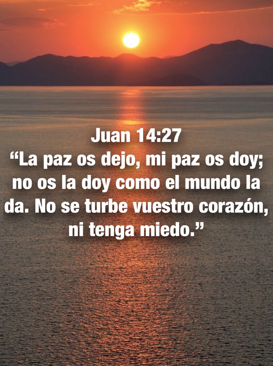 Carmenlop20's tweet photo. Juan 16:33
“Estas cosas os he hablado para que en mí tengáis paz. En el mundo tendréis aflicción; pero confiad, yo he vencido al mundo.” https://t.co/roeYbfCIPy