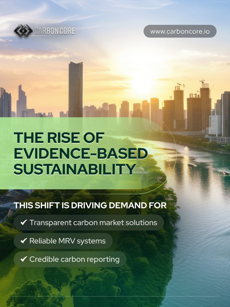 CarbonCoreIO's tweet photo. 📊 ESG: Consumers want proof, not promises

Greenwashing concerns are rising. Today, brands need measurable data, transparent reporting, and real accountability—not vague sustainability claims.

At CarbonCore, trust starts with verifiable climate action.

#CarbonCore #ESG #MRV https://t.co/vNET3gw5iQ