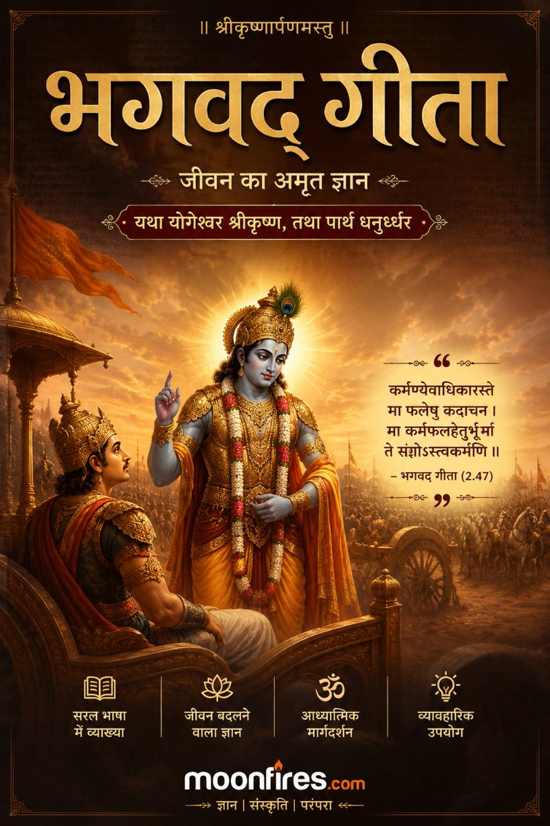 rajtalksalways's tweet photo. 🚀 Today, we proudly launch the Moonfires Digital Library! 📚✨
Explore our growing collection of ancient scriptures, sacred texts, rare granths, and India's timeless literary heritage, all in one place.
🔗 Explore now: https://t.co/FU70pWnSia
#DigitalLibrary #SanatanDharma https://t.co/uvLIAAQTe6