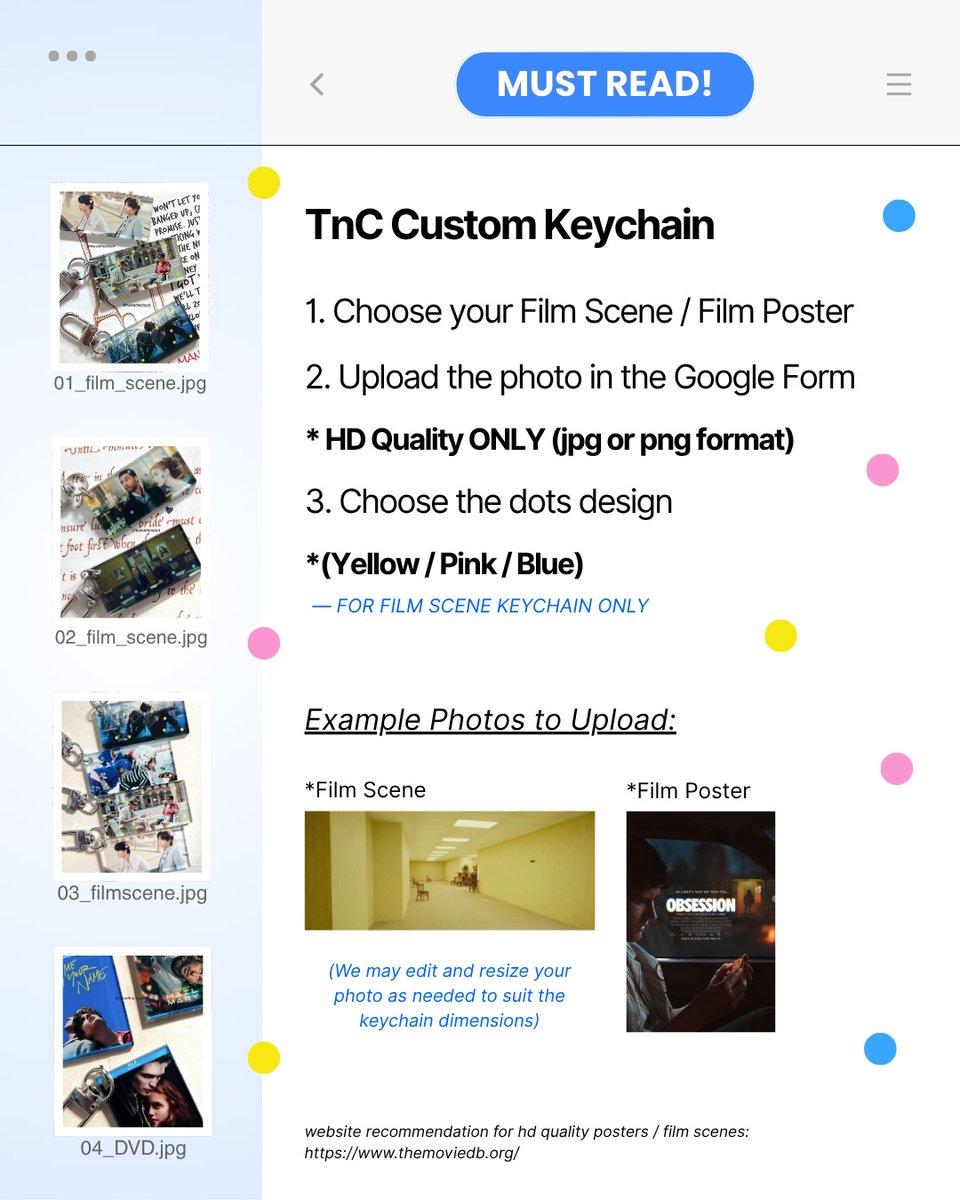 wavethecloud's tweet photo. Open Pre-Order Cstom Movie / Series Keychain

★ Pre-Order Period: 26th June - 2nd July 2026
★ GO / WW Order please contact us via X or Instagram

🔗 Pre-Order Form Link:
https://t.co/7zuEnkFEOs

for details you can check the form link or our instagram https://t.co/C1gQxdjO2E