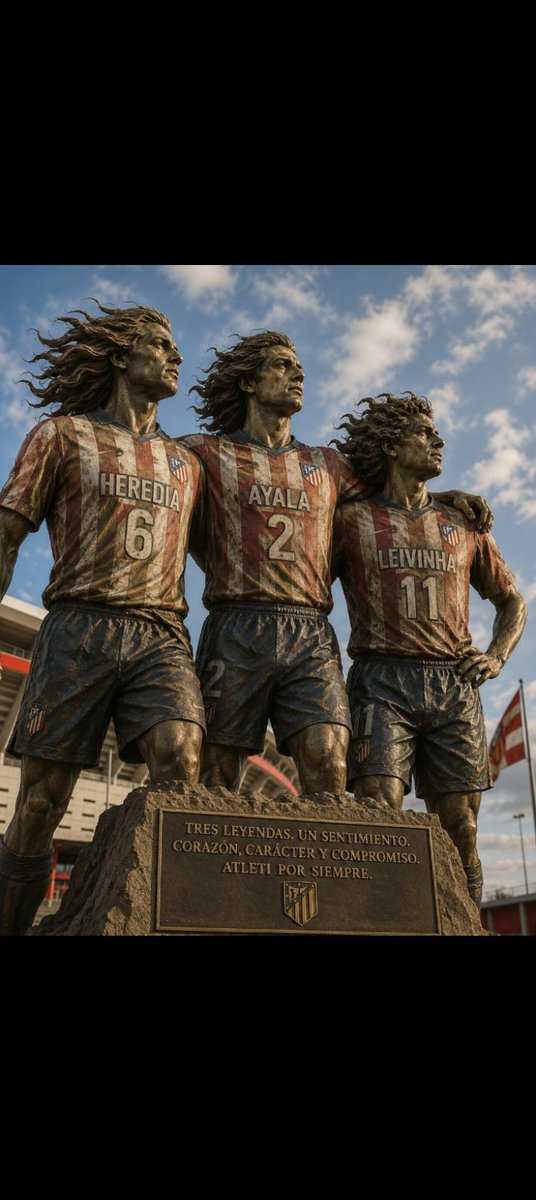 Miguel04164366's tweet photo. Día 2
Para que vuelva al paseo de LEYENDAS la placa de @ratonayala11 Melo @glincho y por ende LEYENDAS que han dado todo por nuestra camiseta y que se debería de hacer estatuas a jugadores que marcaron época, pedimos al @Atleti volver a su lugar a TODAS ellas en el PASEO https://t.co/k335z2zXQ6