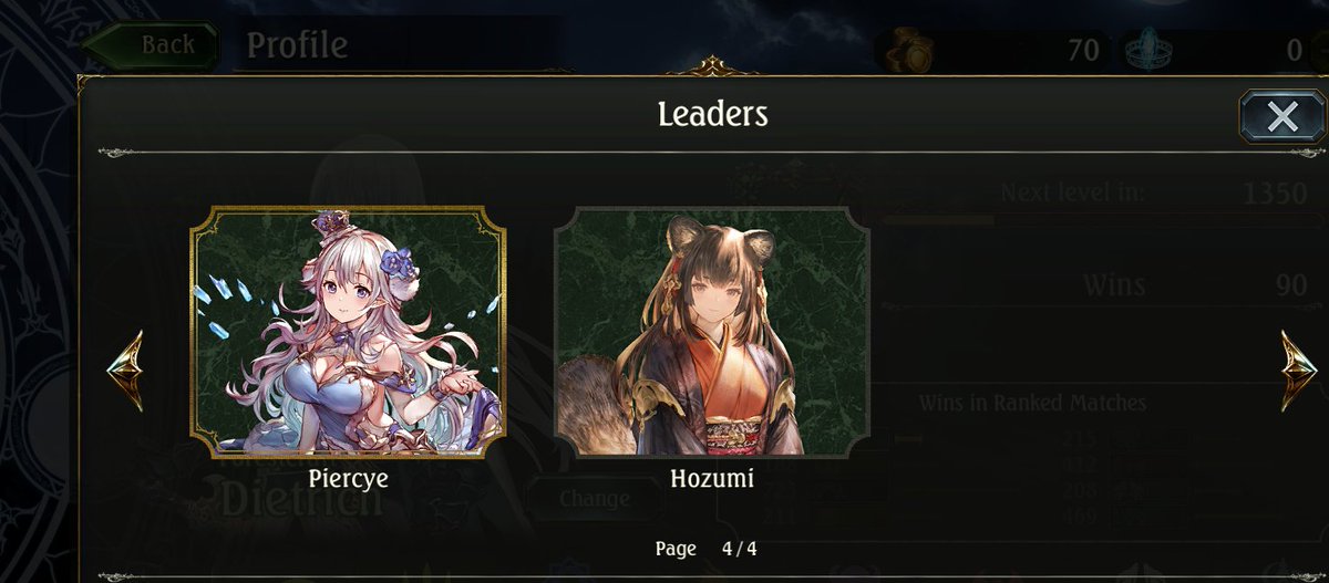 Ethralatheon's tweet photo. End of og shadowverse my leader archive part 1 forest https://t.co/qOBbrGr7EI