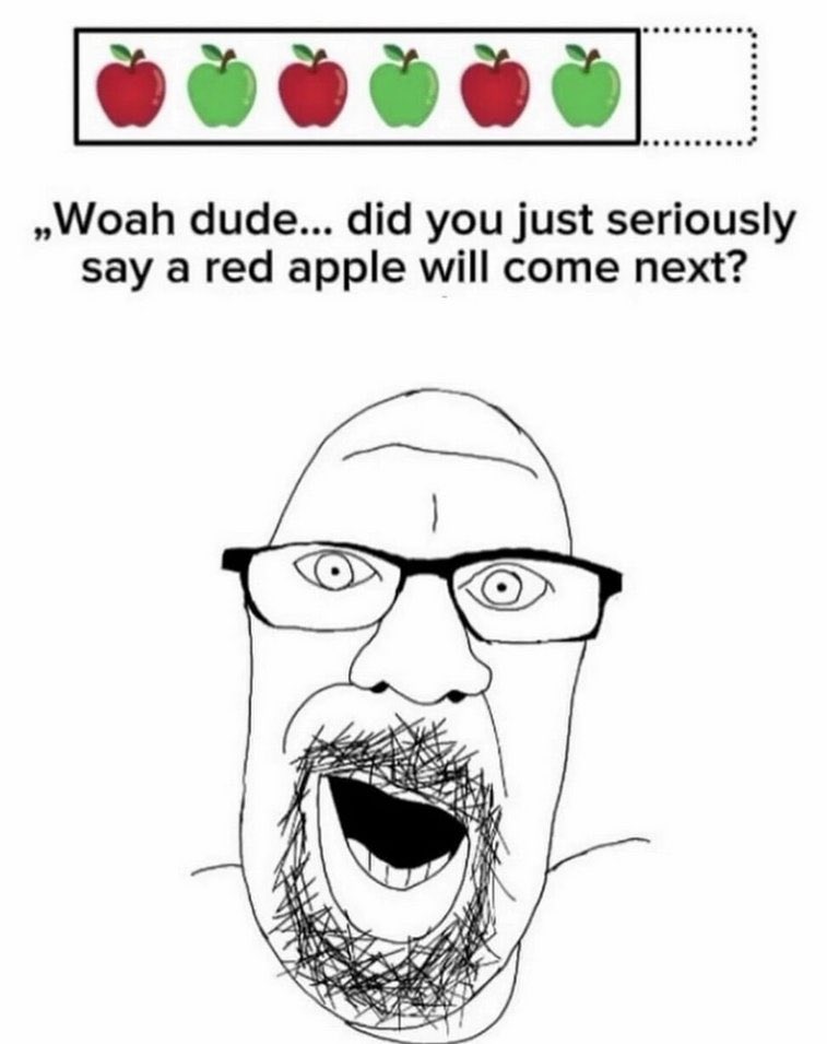 RedLineofJake's tweet photo. What speaking to any normie is like after every prediction you've made for the last ten years has come true. https://t.co/eKAaBONtoz