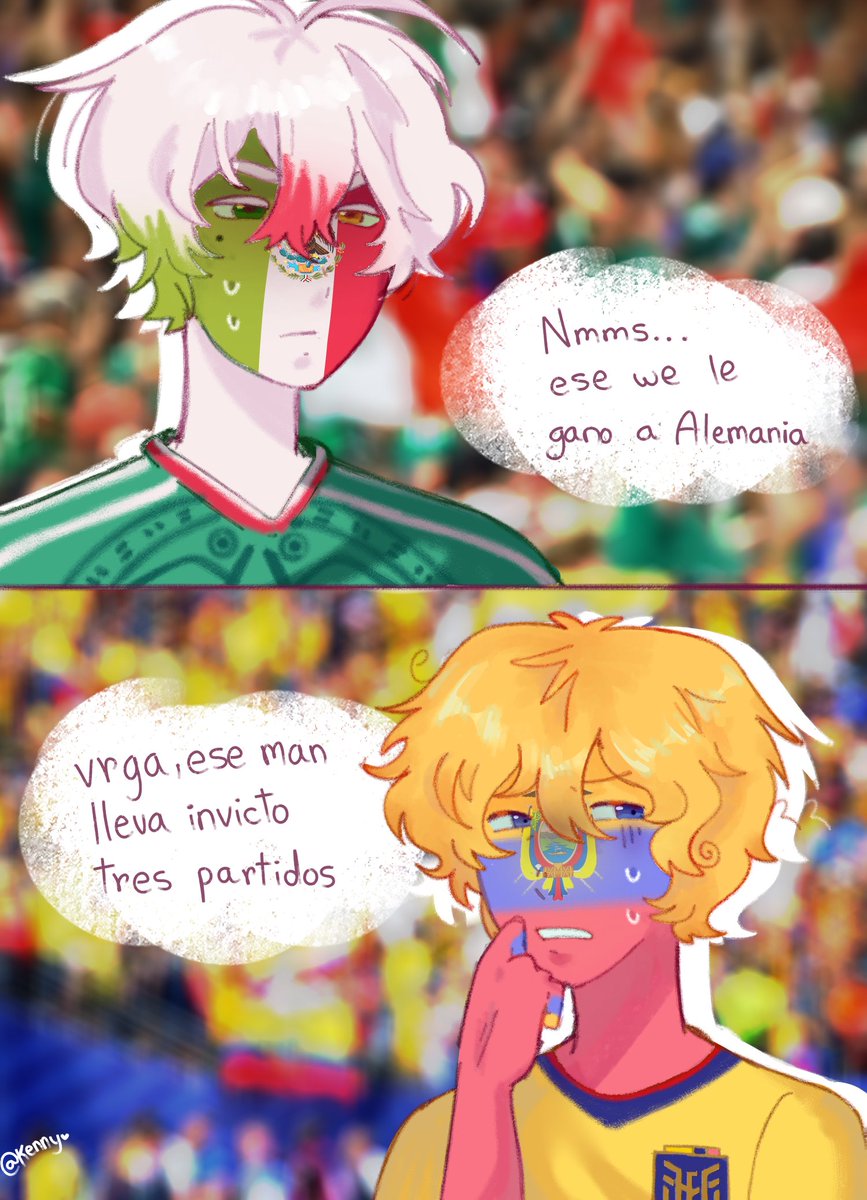 Kennedy_01010's tweet photo. Jaja k pendejos xdxd #mundial2026 #countryhumans
.
.
.
Al que pierda la hago rule? 🤨🤨🤨 https://t.co/H69fezRQ9r