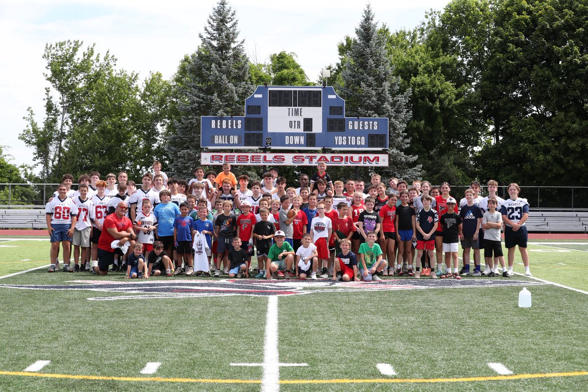 NFRebelPower's tweet photo. A week in the life of a Rebel Football player. ❤️💙

Three days at youth camp. Early mornings in the weight room. Speed work under a Rebel Blue Sky. All of it building toward Friday Night Lights.

This is what we’re building: culture, effort, and accountability.

College coaches—take notice. New Fairfield Rebel Football is producing kids who work, lead, and compete the right way.

Proud of this group.

As we close camp, I want to say thank you.

Thank you to our players for showing up, leading, and doing the work behind the scenes to make this camp run the right way.

And thank you to everyone who helped make this week what it was.

Now we get back to work