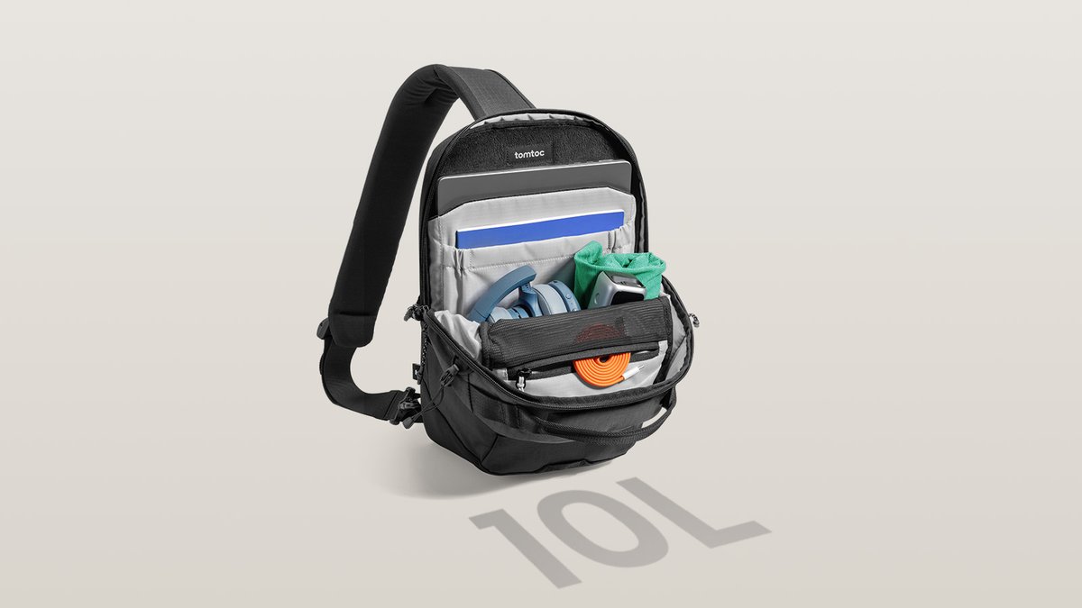 tomtoc_official's tweet photo. New sling in the UrbanEX line. Lightweight. Tough. Built for urban motion. Finished with details that hold up under a closer look. 

Shop UrbanEX-T30 Sling: https://t.co/KBe0WbBeoG https://t.co/sYlnXiLeZu