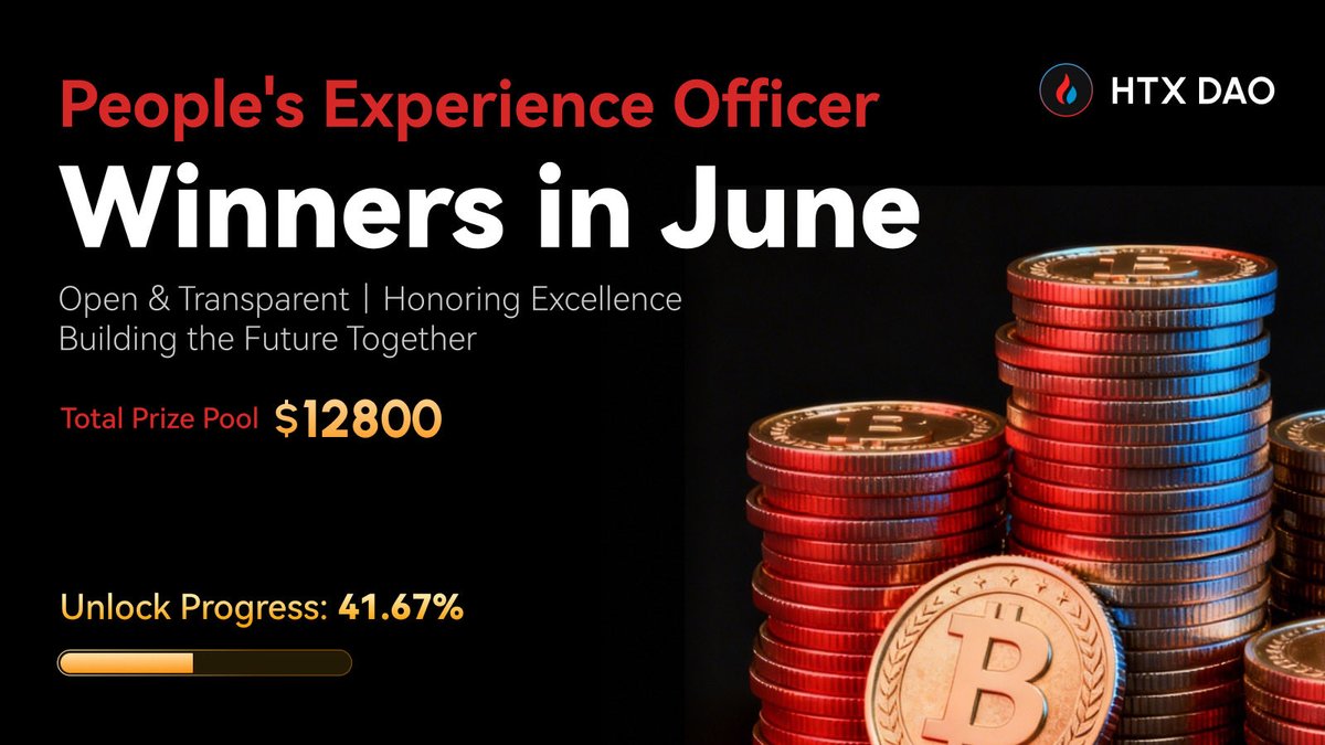 HTX_DAO's tweet photo. 🎉Congratulations to all successfully selected winners!
Rewards will be distributed after the official review process is completed.
🔹Please note: Users must hold ≥300 USDT worth of HTX at the snapshot on July 5 to claim the rewards. Accounts that do not meet the requirement will not be eligible.
🚩152 lucky users will receive badge rewards on July 1 at 00:00 AM (SGT).
🪧Please check and redeem them promptly via the HTX App → Badge Mall.