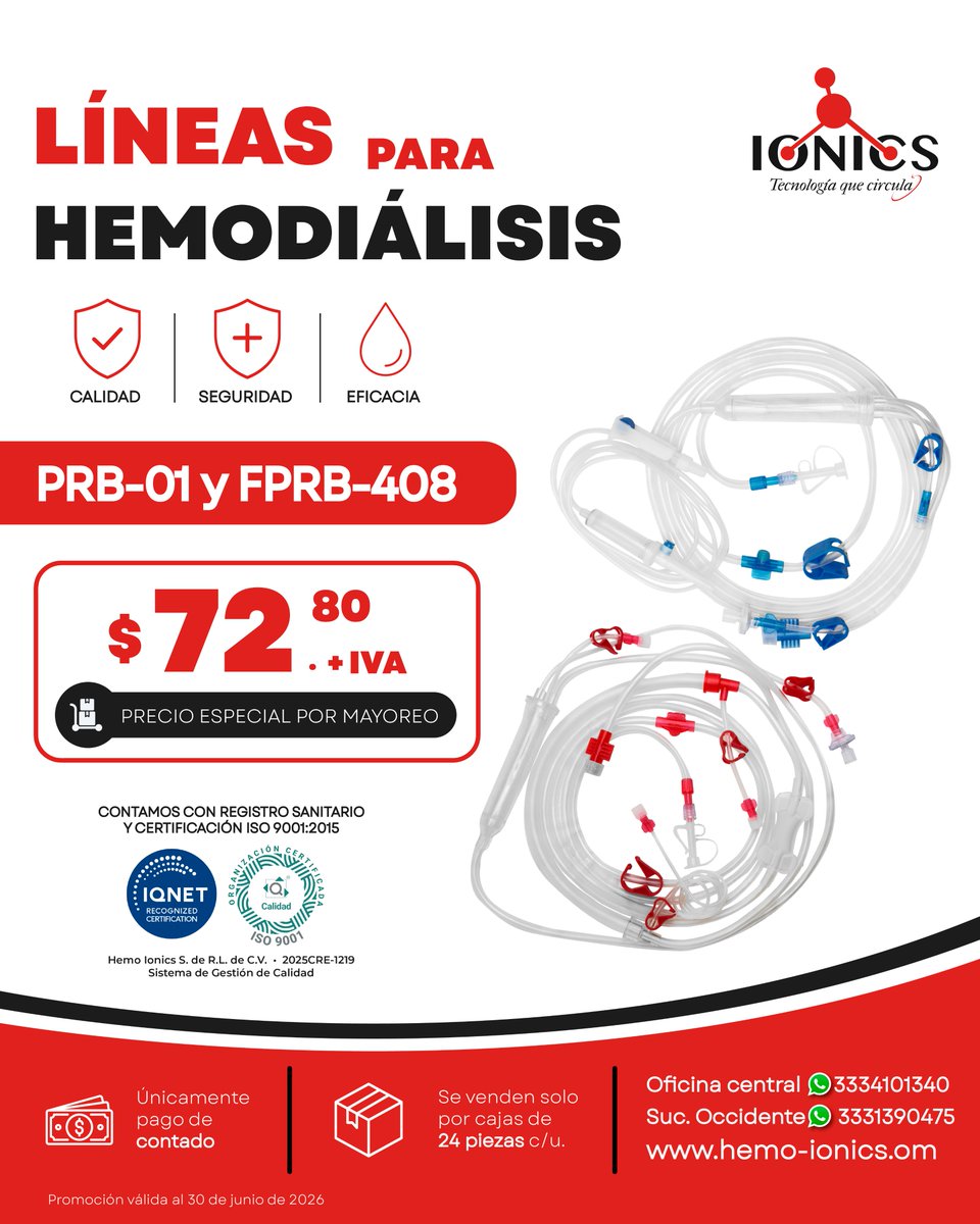 hemoionics's tweet photo. Tus líneas de sangre siempre disponibles 📦 ✅ para garantizar una operación ininterrumpida. 🤝 Más información:
• Oficina central: WhatsApp📱3334101340
• Suc. Occidente: WhatsApp📱3331390475
• Correo ✉️ info@hemo-ionics.com
• Web 💻 https://t.co/o7O4UdWAdU https://t.co/DFrnVNWgsL