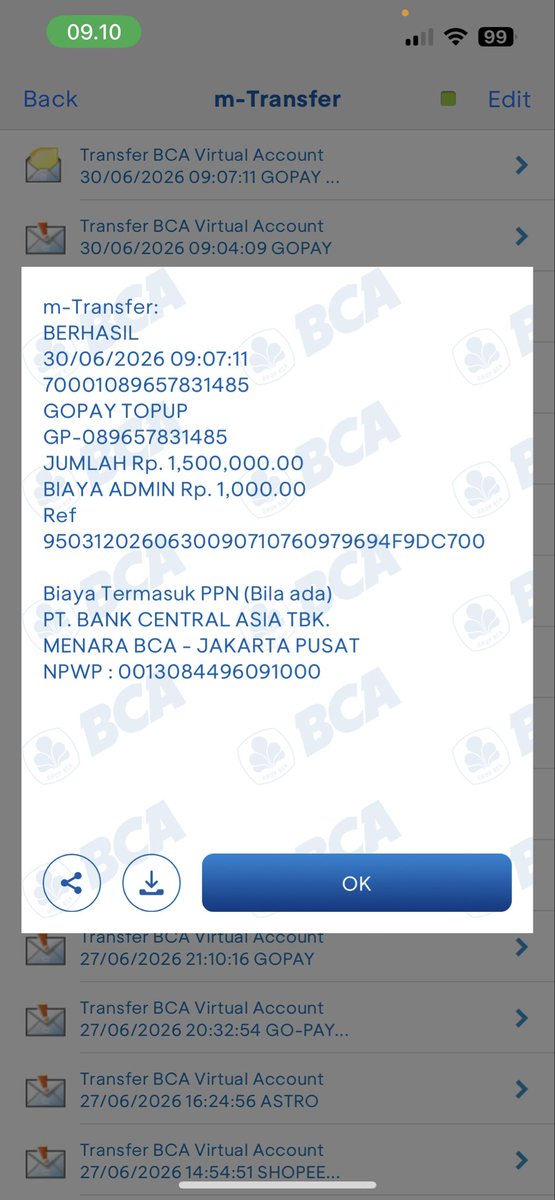 stevii_11's tweet photo. YANG KENAL MBA RISYA MAULIDIA

NO HP 089657831485 AKU ADA SALAH TRANSFER GOPAY KE MBANYA 1.500.000 MOHON BANGET, UANG KU DI KEMBALIKAN GAUSAH SEMUA GPP,

MINTA TOLONG CHATIN YA GAIS, KARNA AKU DI BLOKIR

TERIMAKASIH BANYAKKK https://t.co/iNSNBXXMzH