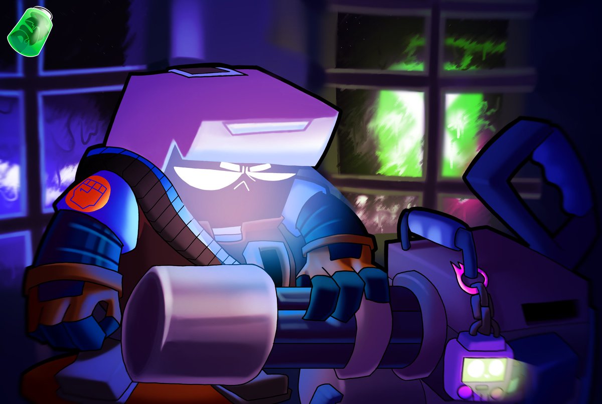 El_Phantom81's tweet photo. basicamente 8-bit con buffies 

#brawlstars #8bit #tf2heavy https://t.co/nwLAsvj740