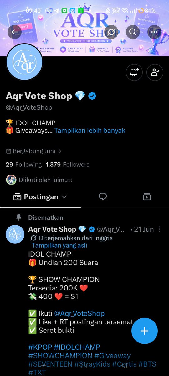 AhhSingto's tweet photo. @Aqr_VoteShop #LNGSHOT https://t.co/sXAd9LIt7m