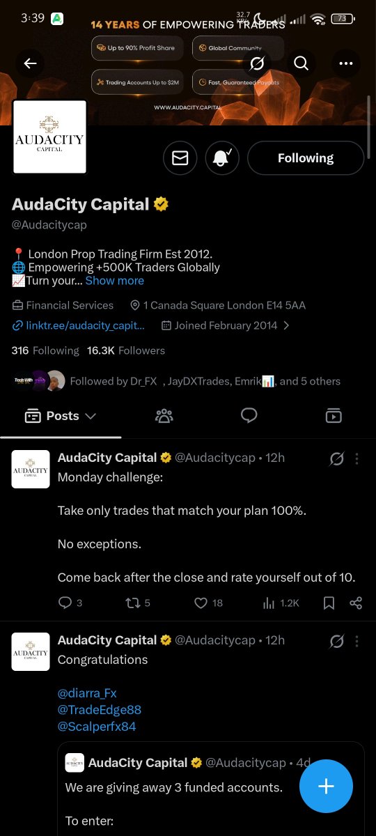 praisemerit's tweet photo. @Hcnfx_Academy @Audacitycap All done ✅ 
Please I really need this for 🤲🏻🤲🏻 https://t.co/cv3tfLP8Dk