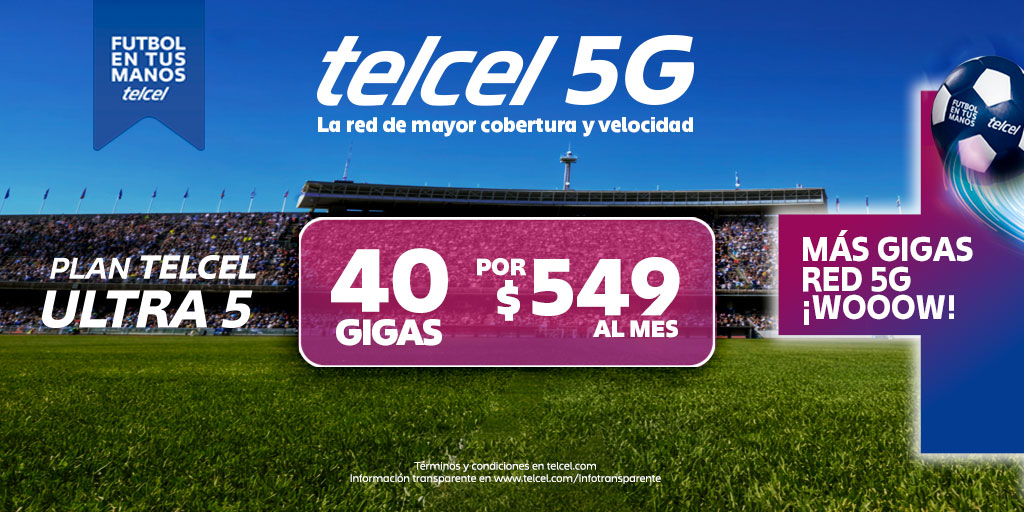 ElMundodeMarcas's tweet photo. ¿Quieres navegar a máxima velocidad sin gastar de más? 💥 Cámbiate al Plan Telcel Ultra 5 y toma el control.📷 40 GIGAS📷 La red de mayor cobertura y velocidad.¡Escríbenos por DM y activa el tuyo! 📷#Telcel5G https://t.co/rXUdFoybwD