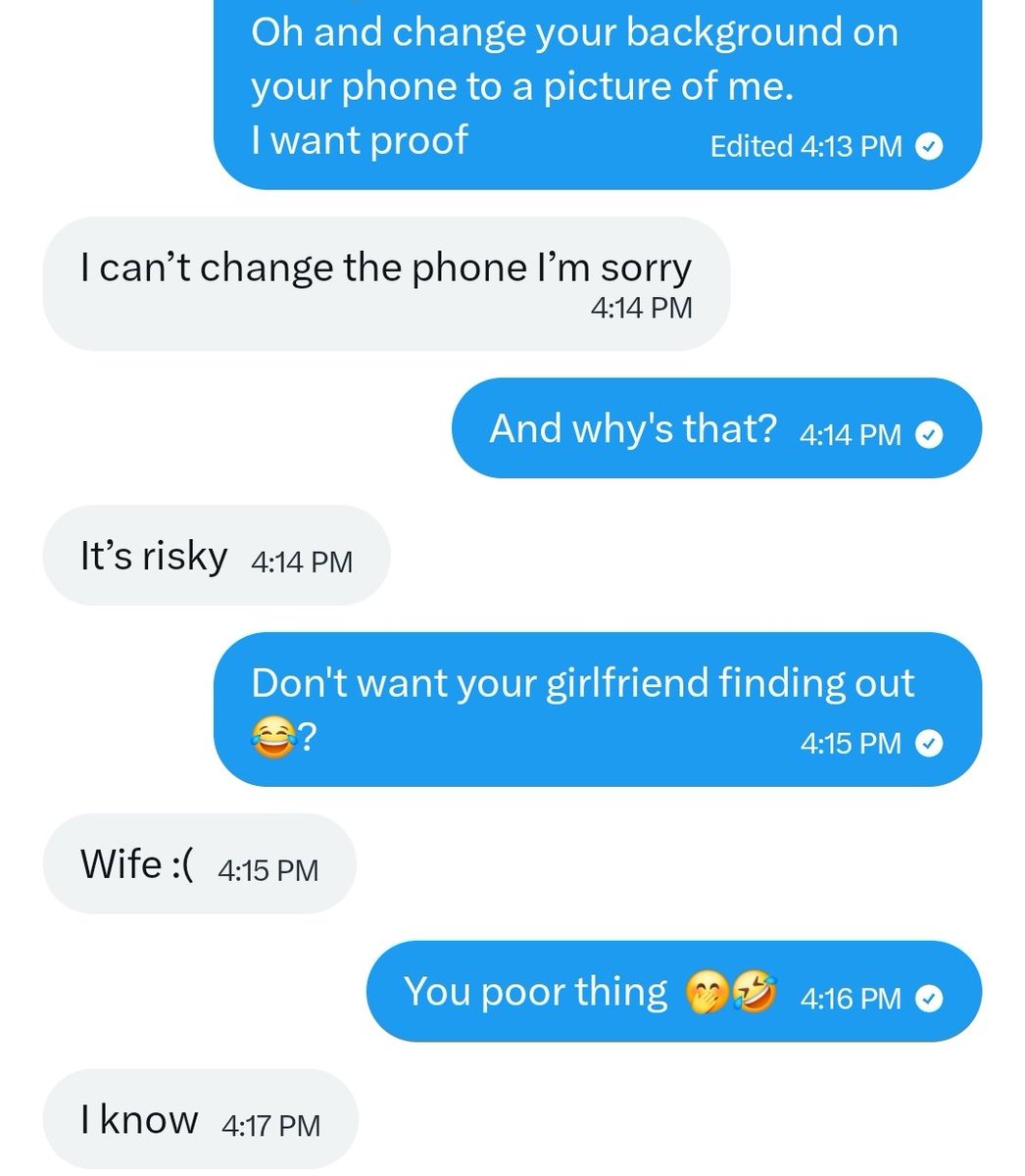 CashQueenKaylee's tweet photo. Don't worry about your wife.
She's so boring 🎀😈
Findom is your new girlfriend 🤭 https://t.co/R3JnwCdfpo