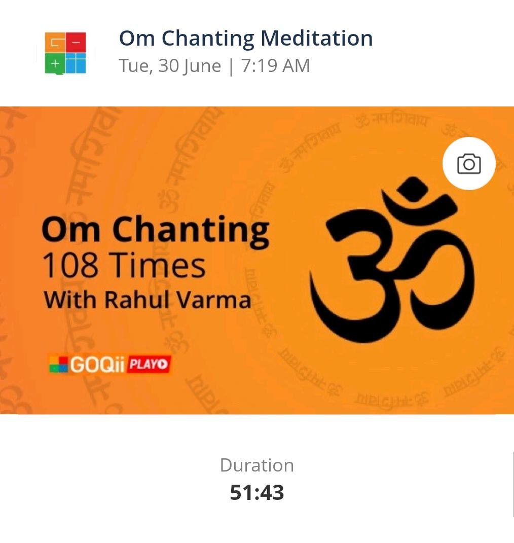 mechmaster4u's tweet photo. I do meditation Om Chanting Meditation on GOQii app. Let’s get healthy together. @GOQii #BeTheForce Join GOQii using https://t.co/7v3wowz3YN https://t.co/1RlZPIquHO