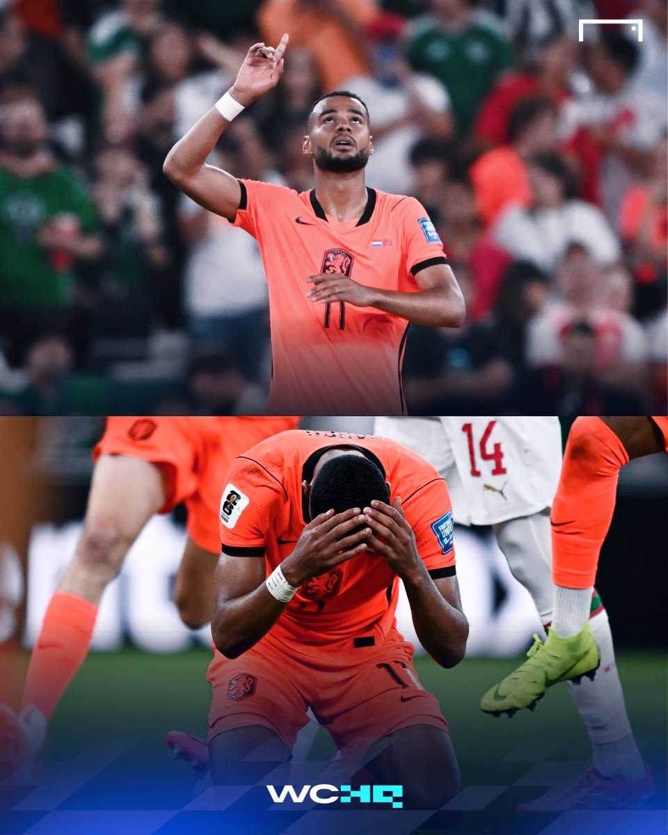 Goal_TH's tweet photo. 🇳🇱⚽️ โมเมนต์ที่มีความหมายของ โคดี้ กัคโป หลังจากทำประตูให้เนเธอร์แลนด์

โดยเจ้าตัวต้องลงสนามหลังจากเพิ่งสูญเสียลูกชายขณะอยู่ในครรภ์ของภรรยา 🥹

#GOALThailand #FIFAWorldCup #NEDMAR #ฟุตบอลทีมชาติ #ฟุตบอลต่างประเทศ https://t.co/owY1euBnYc