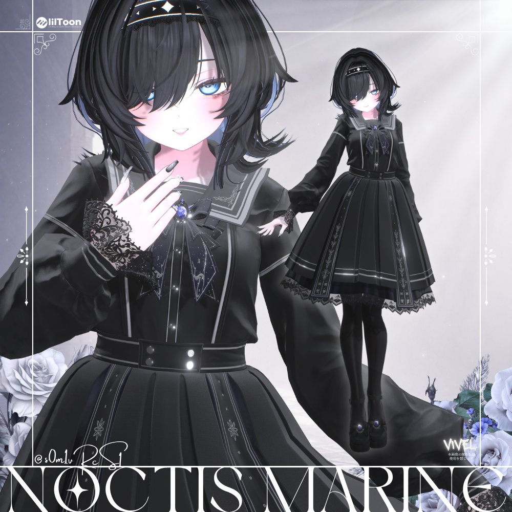 vivel_xx's tweet photo. 【NoctisMarine -ノクティス・マリーン-】
本日24時まで４０%OFFセール中🌙

さらに、7月中に「愛莉」「真央」「ウェンディ」への対応を予定しております。

この機会にぜひチェックしていただけると嬉しいです✨
#VRChat #booth_pm #VIVEL https://t.co/C4ydAvpAPx