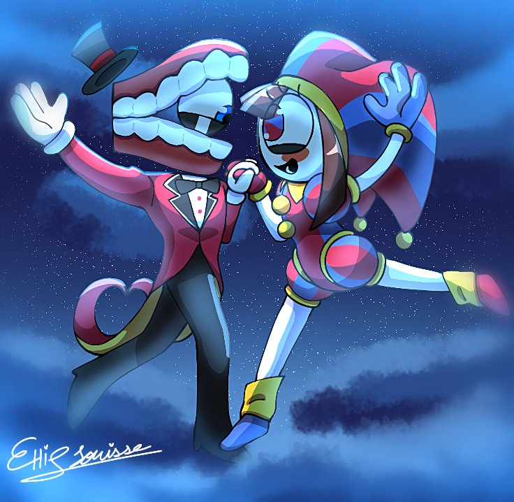 Ellie_Louisse's tweet photo. #cainexpomni hangout and dancing under the midnight sky🌙🌠🌌(scenes from miraculous awakening movie hehe)#showtime #tadcshowtime #tadc #theamzingdigitalcircus https://t.co/r8eogVCqvz