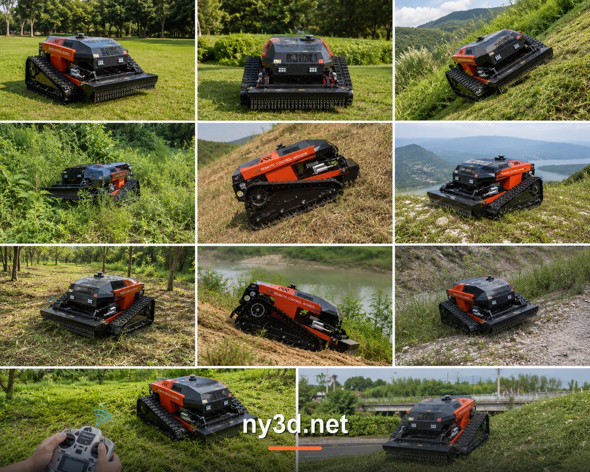 HeloiseBer71963's tweet photo. Steep hills. Thick weeds. Rough ground.

One machine handles it all — remotely. Best mower for steep slopes Remote-controlled mower Commercial lawn mower
Garden Equipment https://t.co/Ci7FpJcBPG