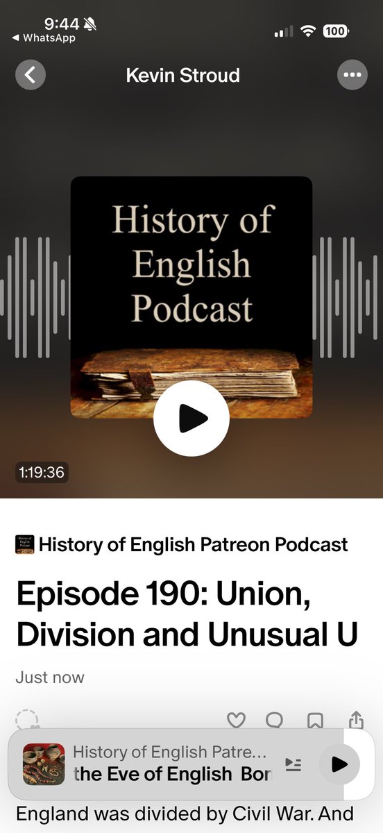 TexasChance's tweet photo. Hell yeah. New episode of @englishhistpod fittin ta get my nerd on walking my dogs in the morning. Can’t recommend a pod more highly. Start at ep one. Most consistent, educational, and addictive podcast out there. https://t.co/KlsXurkNOY