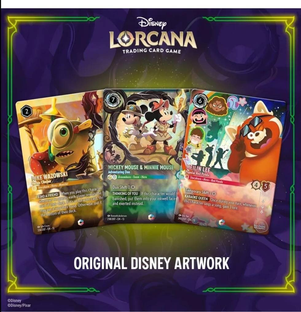 JoshShadow's tweet photo. New Lorcana Attack of the Vine enchanteds posted. Which one do like best so far? https://t.co/tT6KBlLH1D